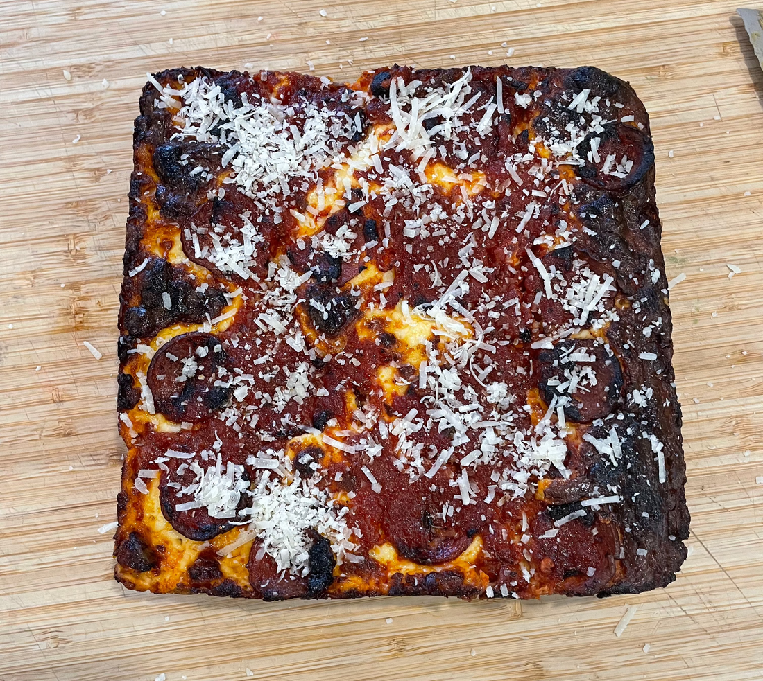 Detroit Style Pan Pizza in the Gozney Arc XL